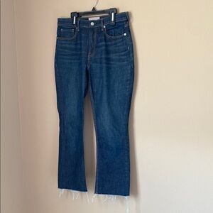 Everlane High Rise Kick Crop Women's Blue Jeans Size 29